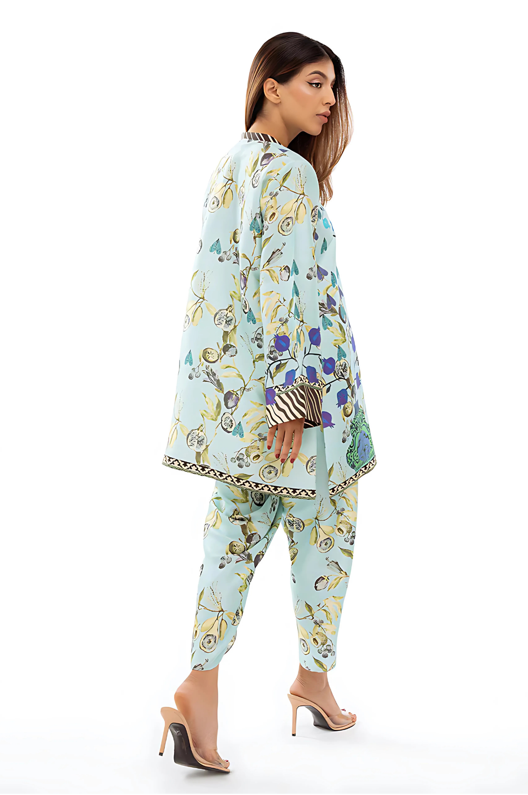 Lahori Prints Parisian Artwork Co Ord Set