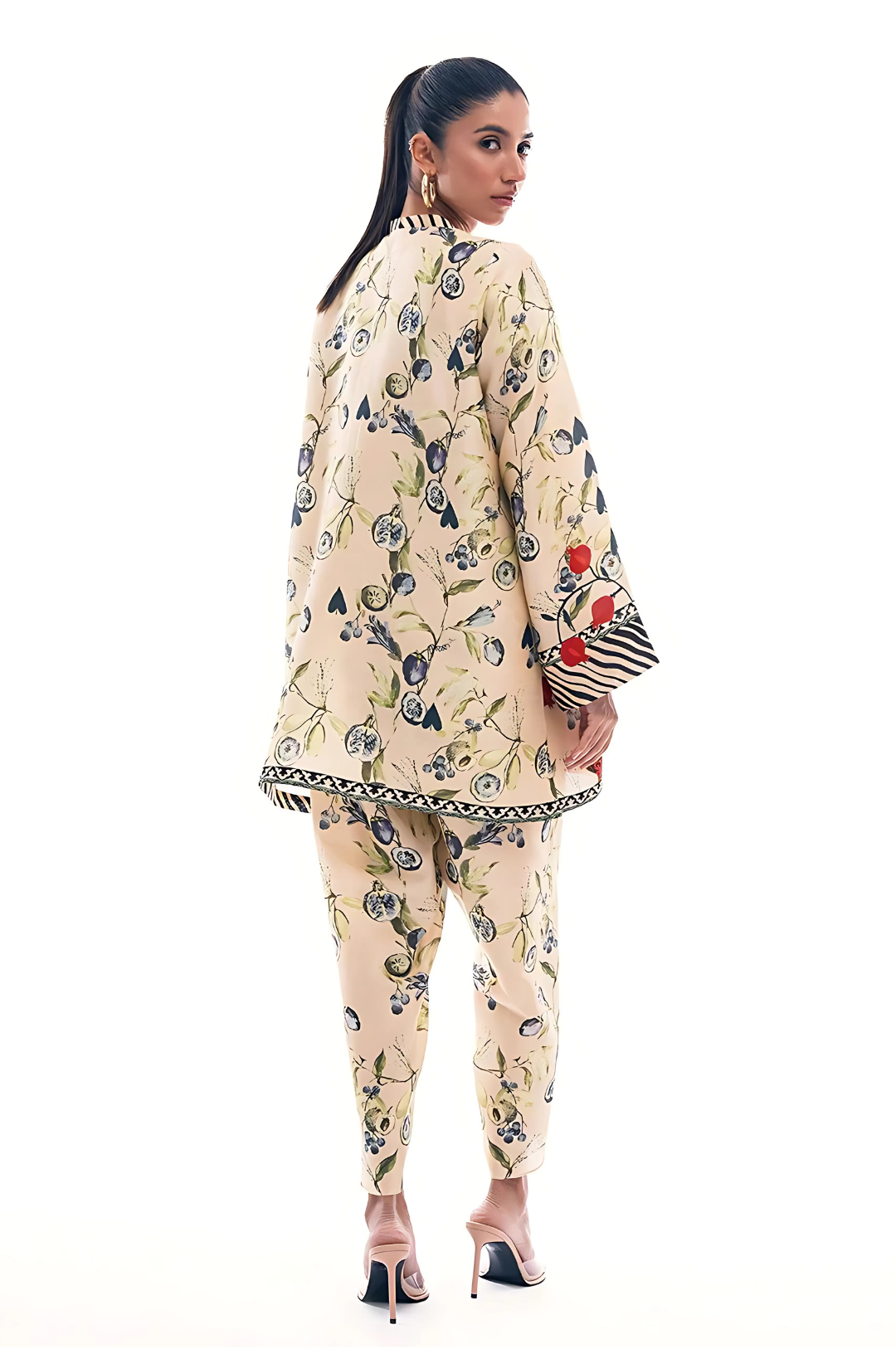 Lahori Prints Playful Heart Prints Co Ord Set