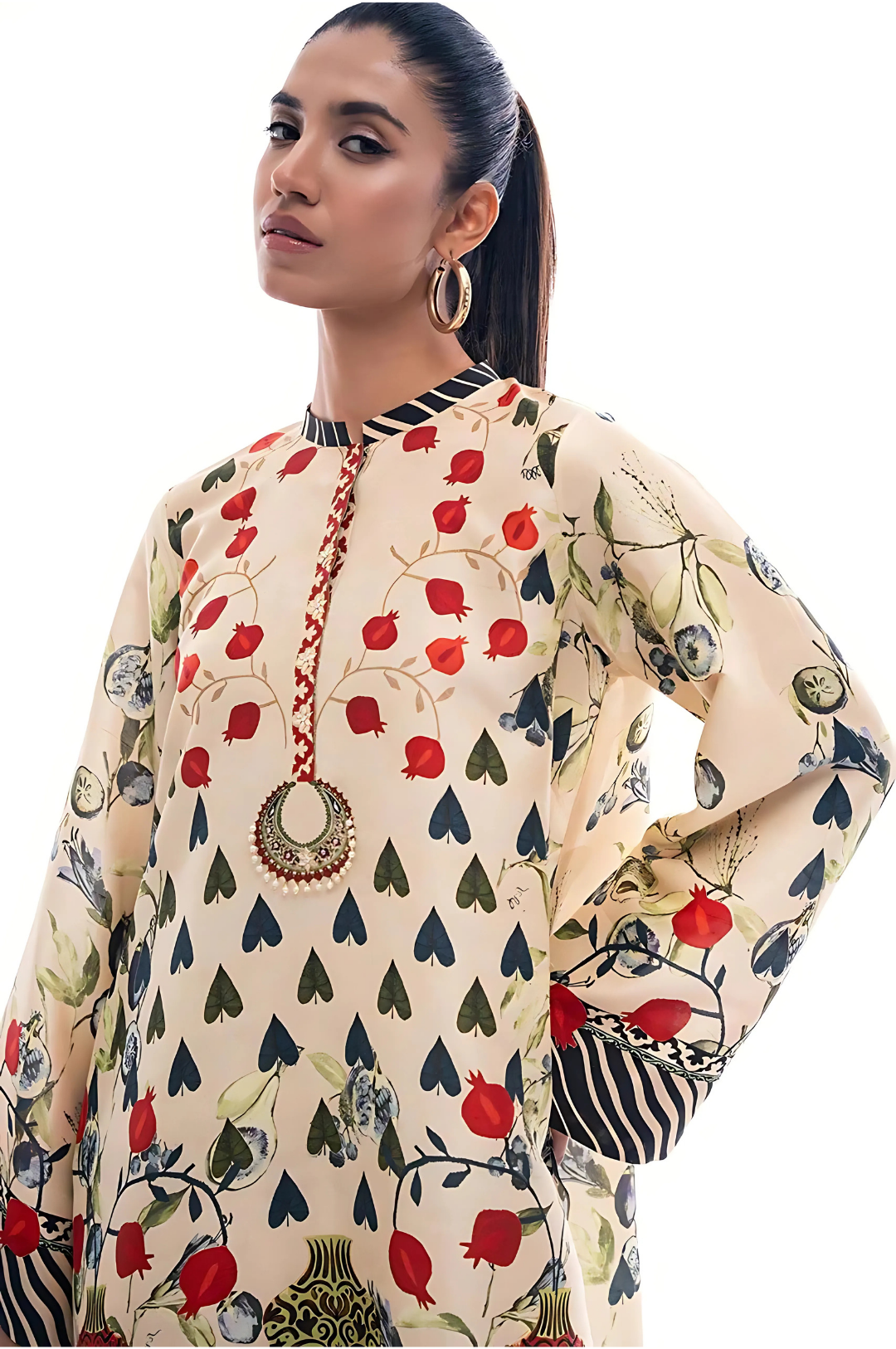 Lahori Prints Playful Heart Prints Co Ord Set